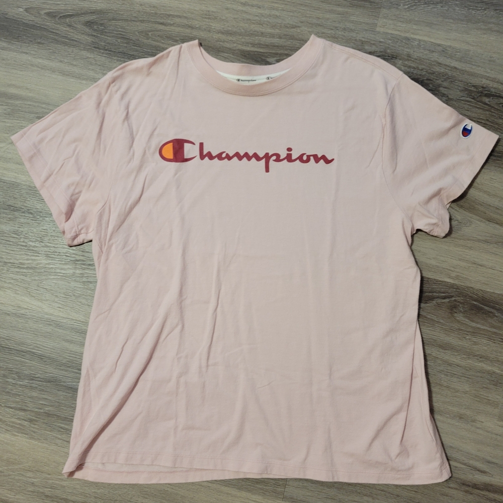 Champion Soft Pink Athletic Tee